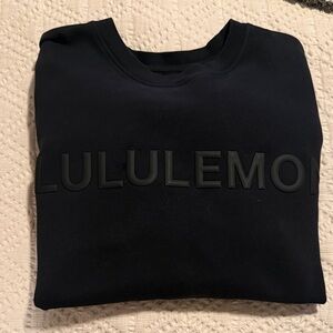 lululemon athletica woman’s Black Crewneck Sweatshirt